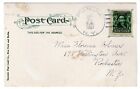Ponds NY (Monroe 1906-09 R5) Doane A4 on 1907 Postcard to Rochester NY