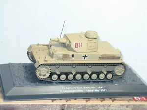 ALTAYA Scale 1:43, German Military Tank PANZER IV 811 Libya - Picture 1 of 3