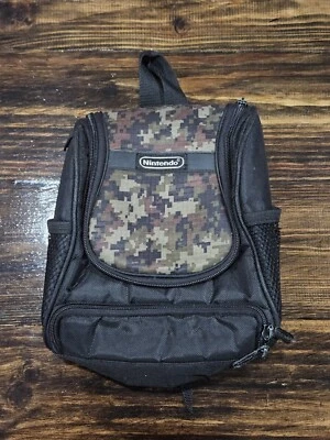 Nintendo Gameboy, DS, Switch Lite Mini Mochila Estuche de Transporte Ejército Camuflaje  Foto 1 de 4