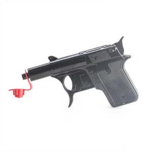 Black Spud Gun 2 In 1 Shoots Potato Pellets Water Plastic Caps Die-Cast Metal - Picture 1 of 2