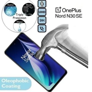 100% Genuine Tempered Glass Screen Protector One Plus 1+ For OnePlus Nord N30 SE - Picture 1 of 2