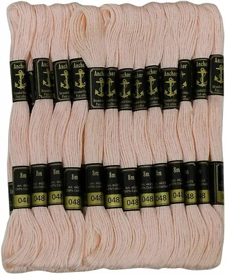 Anchor Thread Stranded Cotton Thread Stitch Embroidery Floss Hand 8m 25 Pcs - Image 1 of 4