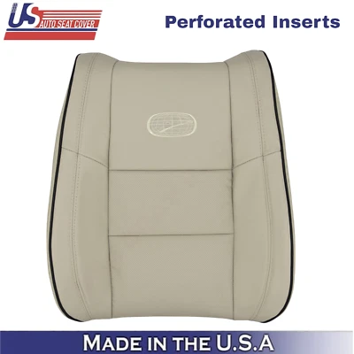 Cubierta de asiento superior del conductor de cuero sintético tostado para Jeep Grand Cherokee 2011-2021 Foto 1 de 4