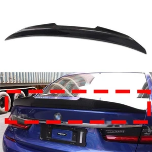 REAL Carbon Fiber Rear Trunk Spoiler Wing for BMW 330i M340i G20 2019-2023 - Picture 1 of 7