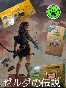 The Legend of Zelda GAME & WATCH Rare Card Box with Acrylic Board, Excellent