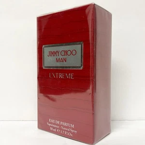 JIMMY CHOO MAN EXTREME EAU DE PARFUM SPRAY FOR MEN 1.7 Oz / 50 ml BRAND NEW - Picture 1 of 2