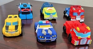 Transformers Rescue Bots Academy Optimus Prime Bumblebee Salvage Chase Heatwave - Picture 1 of 18