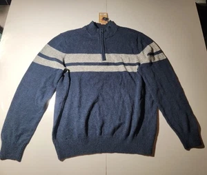 Urban Pipeline Men's Grey and Navy Jumper - Picture 1 of 7