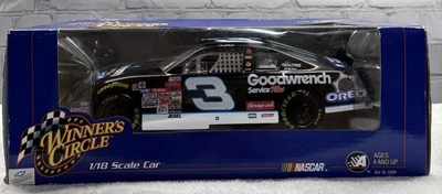 Winners Circle 1/18 Scale Dale Earnhardt Nascar Die Cast Car Black/Blue/White - Image 1 of 4