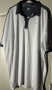 Callaway Poloshirt Herren 4XLT Weiß Opti-Dri Golf Swing Tech Logo Kurzarm - Bild 1 von 2