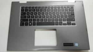 OEM Dell Gray Inspiron 15 5568 Laptop Palmrest W/English Keyboard 0HTJC - Zdjęcie 1 z 2