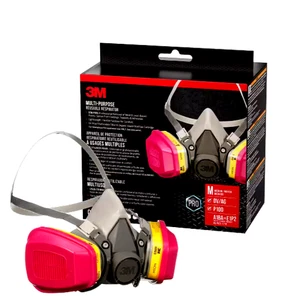 3M Mehrzweck Halbgesicht Wiederverwendbare Atemschutzmaske P100 Größe M !!️2 SETS!!️Neu im Karton  - Bild 1 von 5
