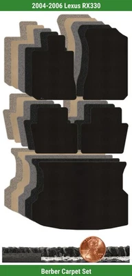 Juego de alfombrillas bereber personalizadas Lloyd para Lexus RX330 2004-2006 (5 piezas) #VRU Foto 1 de 4