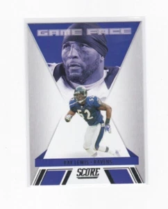 Ray Lewis 2021 Panini Score Football Game Face Insert Card - KOSTENLOSER VERSAND - Bild 1 von 23