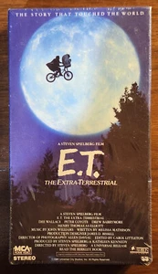 E.T. The Extra-Terrestrial (VHS) - Green Flap Sealed - Picture 1 of 2