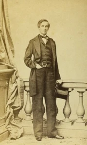 Frankreich Prinz Robert d'Orléans, Herzog von Chartres altes CDV Foto William & Co 1865 - Bild 1 von 3