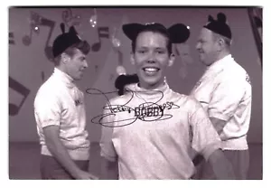 Foto 4x6 autografiada original de Bobby Burgess Disney 1955 - Imagen 1 de 2