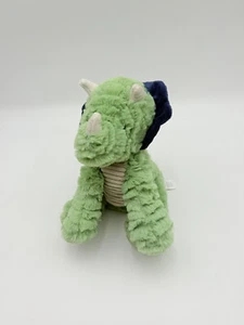 Carters Green Dinosaur Plush Just One You Triceratops Blue Stuffed Toy - Picture 1 of 8