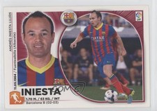 2014-15 Panini Colecciones Este Liga Stickers FC Barcelona Andres Iniesta #12