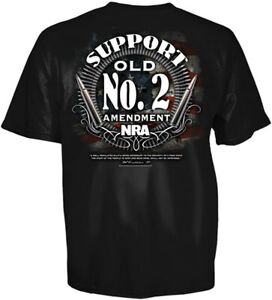 Support NRA ancien numéro 2 T-shirt Noir 3X