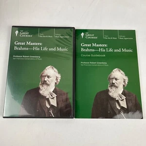 The Great Courses DVDs & Guidebook GREAT MASTERS: BRAHMS - HIS LIFE & MUSIC - Picture 1 of 5