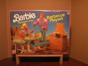 Barbie Western Fun Barbecue Spielset NRFB 1989 - Bild 1 von 6