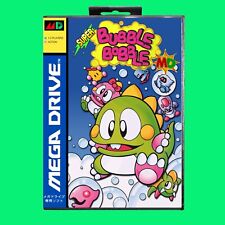 Super Bubble Bobble Game Cartridge 16bit MD Game Card With JP Cover Retail Box