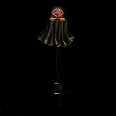 PINTADO Capucha Supreme Cobra Commander escala 1:12 G. I. Joe Serie Clasificada Foto 1 de 4