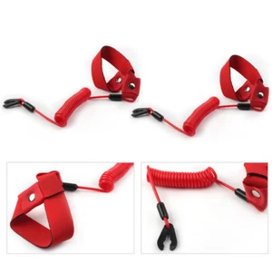 2PCS Stop Kill Key Floating Safety Wrist Lanyard For Yamaha Jet Ski Wave Runner - Picture 1 of 8