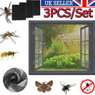 3X Insect Fly Mosquito Cover Screen Window Netting Mesh Kit Wasp Net Curtain Bug
