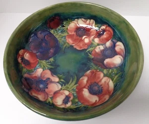 Moorcroft Vintage Anemone Large Bowl - Picture 1 of 5