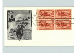 PONY EXPRESS First Day of Issue, BL/4, 1940 Saint Joseph, Missouri  - Picture 1 of 1