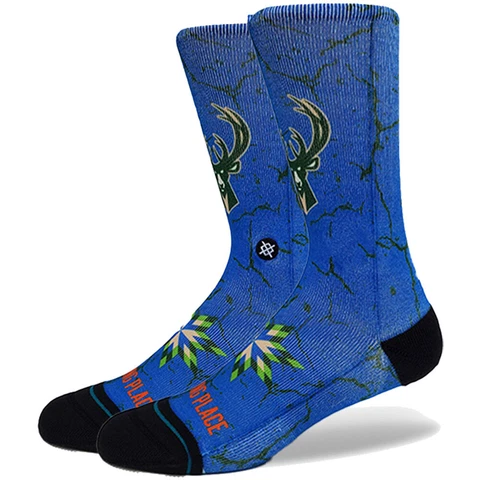 Men's Stance Milwaukee Bucks 2022/23 City Edition 2.0 Crew Socks Cover