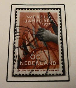 WORLD SCOUTING Stamp Lot: 1937 NETHERLANDS - 5th World Jamboree; Vogelenzang - Picture 1 of 2