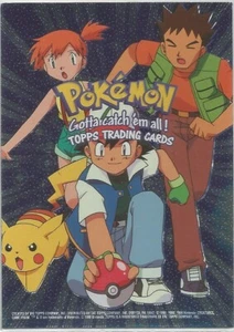 Pokemon Movie Animation Edition: Checkliste Schwarz Topps Logo - Bild 1 von 1