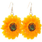 Acrylic Jewelry Earrings Sunflower Stud Earrings Daisy Earrings