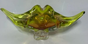 Impresionante centro de mesa vintage art deco LABIOS DE VIDRIO Murano - Imagen 1 de 5