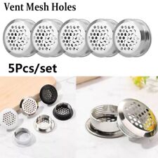 High Quality Vent Mesh Stainless Steel +ABS Plastic Ventilator Grille 5 Pcs
