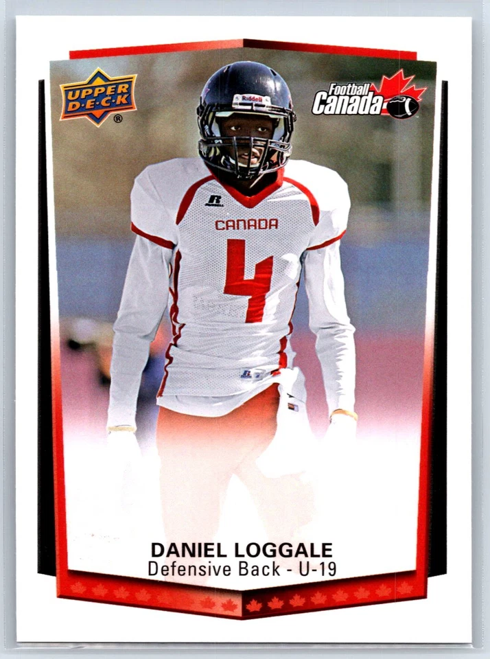 2015 Upper Deck USA Football Daniel Loggale Rookie Canada RC #138 - Image 1 of 2