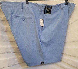 Roundtree Yorke Komfort Stretch Performance Big Man 48 W × 7" Shorts blau neu mit Etikett - Bild 1 von 12