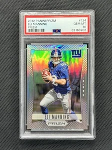 2012 Panini Prizm Eli Manning Silver Prizm #124 PSA 10 SP New York Giants - Picture 1 of 5