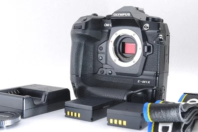 Olympus OM-D E-M1X Körper [Fast Neu] Verschluss Zahlen 10521 Mit Lade Band Jpn - Bild 1 von 4