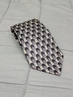 Vintage Pierre Cardin  100% Silk Neck Tie Men's 58" - Grey/Silver - Image 1 of 3
