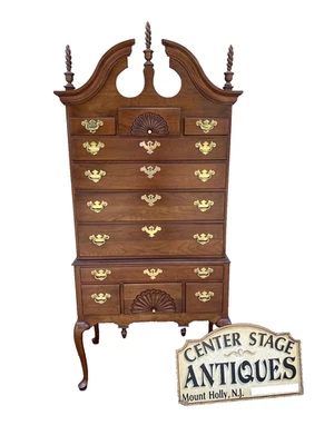 65531 COUNCILL Furniture  Solid Cherry HIgh boy High Chest - Image 1 of 4