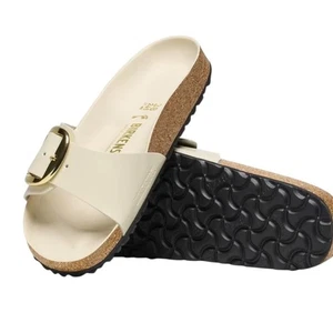 Madrid Big Buckle Naturleder Lack Hochglanz Gr. 39 8 US - Bild 1 von 13