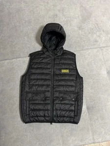 Barbour International Black Gilet vests size S M puffer - Picture 1 of 15