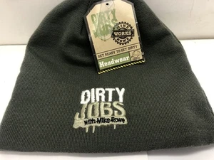 Dirty Jobs By Mike Rowe Army Green Knit Hat Men’s One Size Fits All - Picture 1 of 3