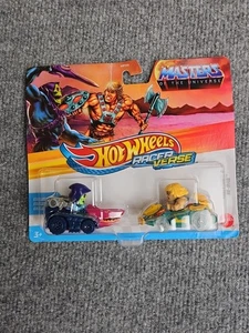 NEW 2024 Hot Wheels Racer Verse 2 PACK Masters Of The Universe Skeletor & He-Man - Picture 1 of 8