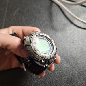 Orologio Casio Pathfinder PAW-1500 Uomo 51mm Digitale Nero Triplo Sensore Funzionante - Foto 1 di 11