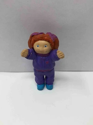 Cabbage Patch Kids 1984 pelo rojo niña con traje púrpura Foto 1 de 2